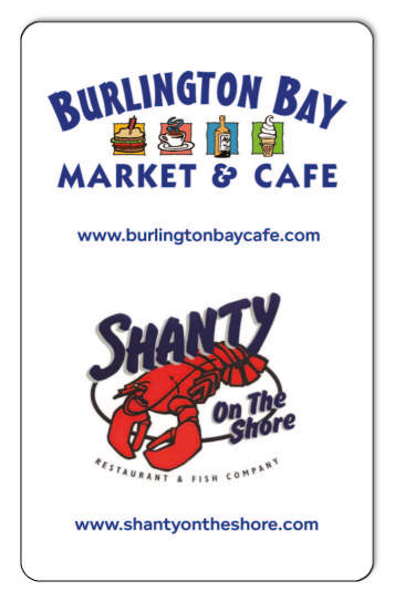 the shanty on the shore lobster logo and blue text on a white background